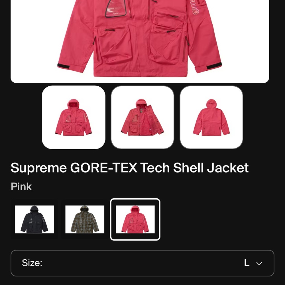 Supreme Pink GORE-TEX Jacket